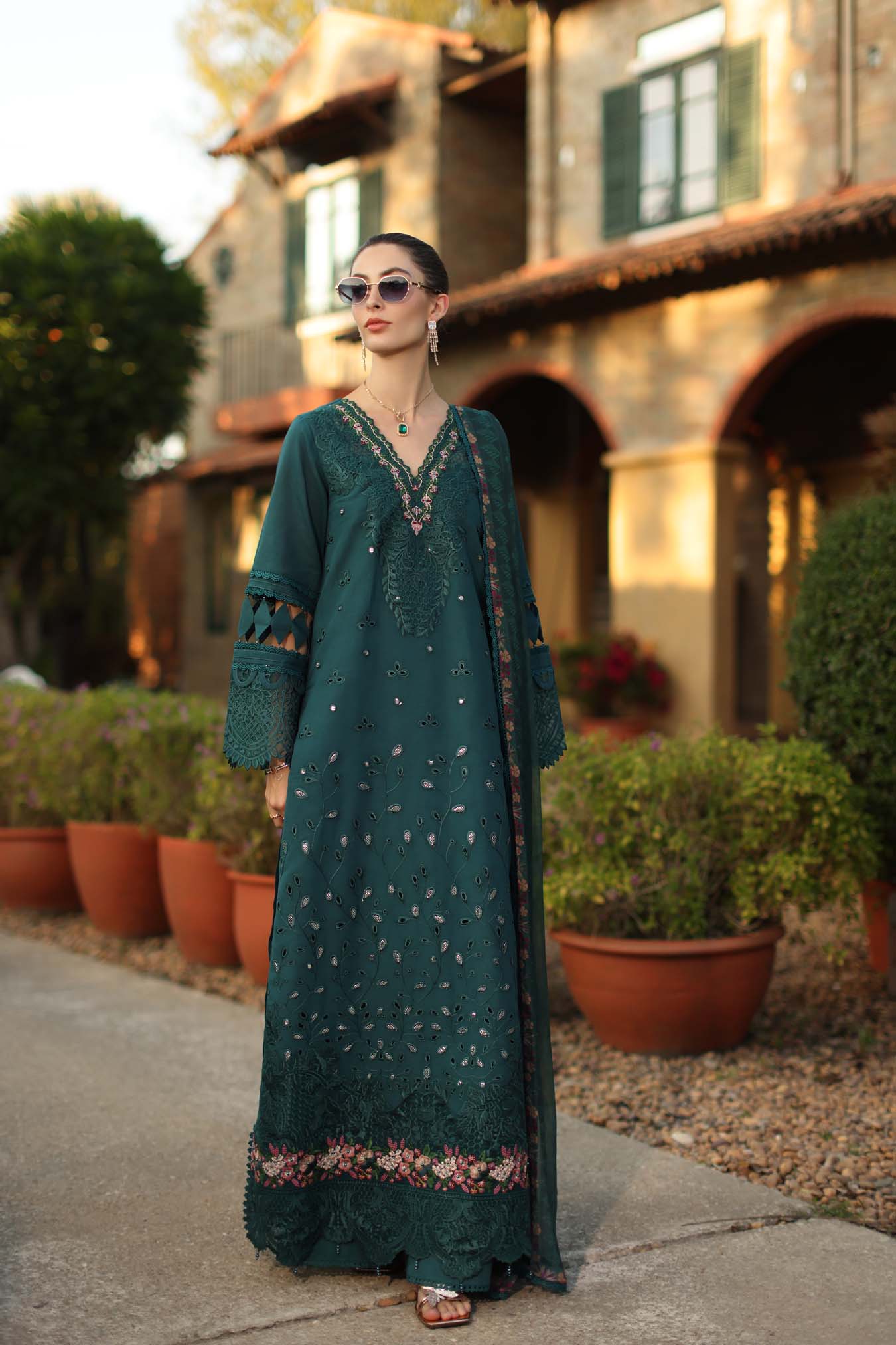 Saadia Asad | Luxury Eid Schiffli Laserkari 26 |D6 - B - Zelina