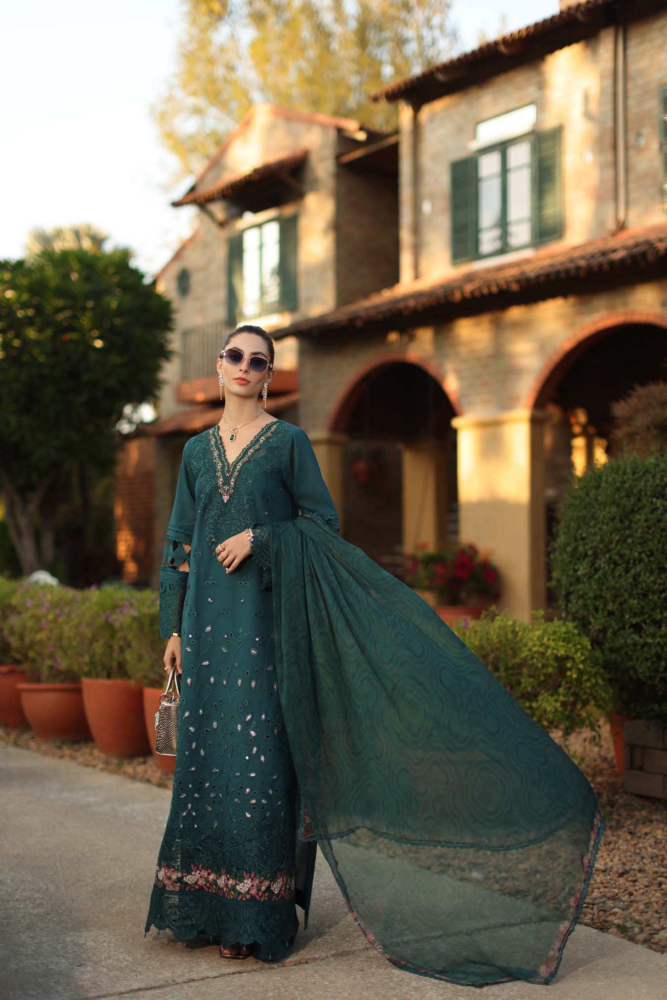 Saadia Asad | Luxury Eid Schiffli Laserkari 26 |D6 - B - Zelina