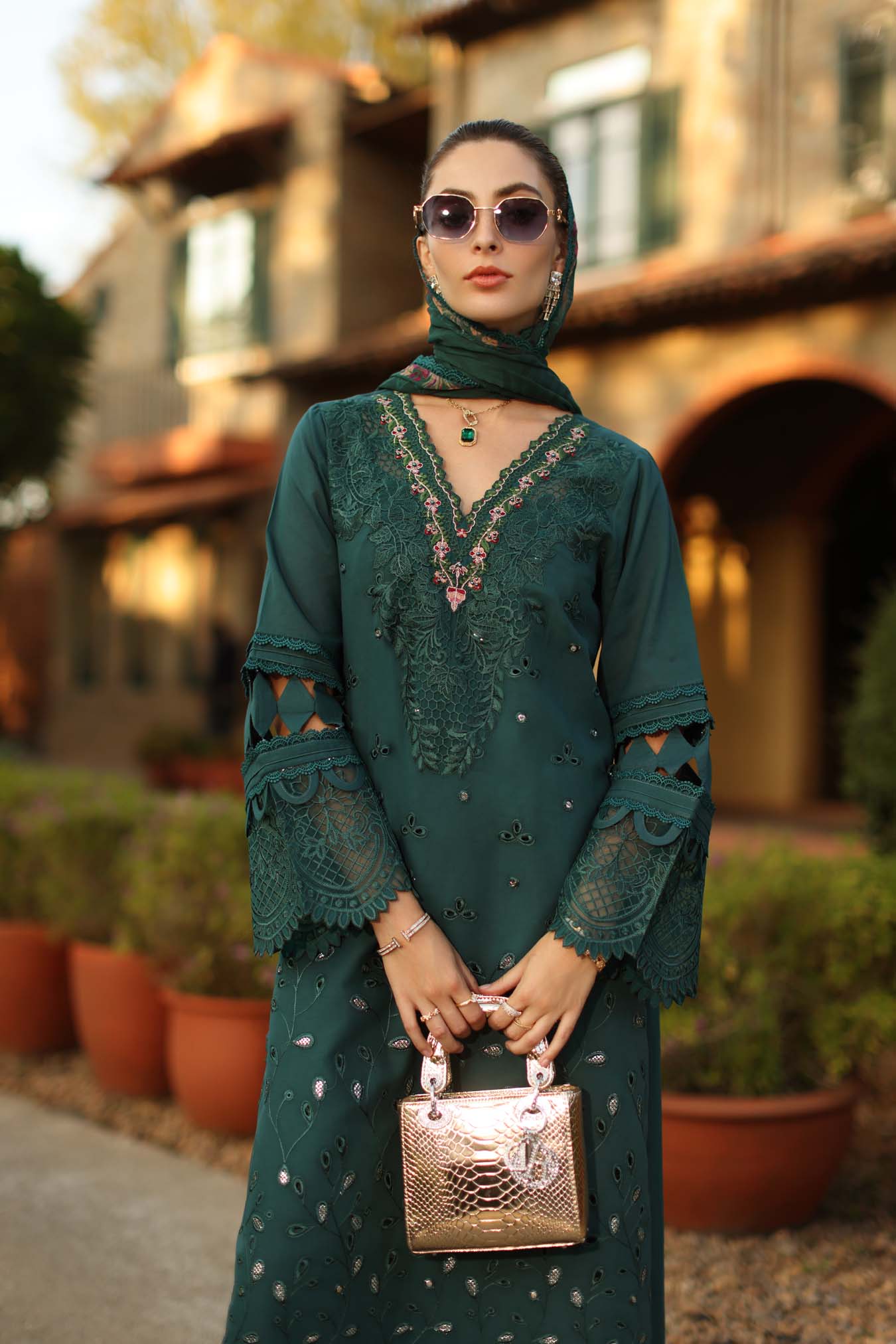 Saadia Asad | Luxury Eid Schiffli Laserkari 26 |D6 - B - Zelina