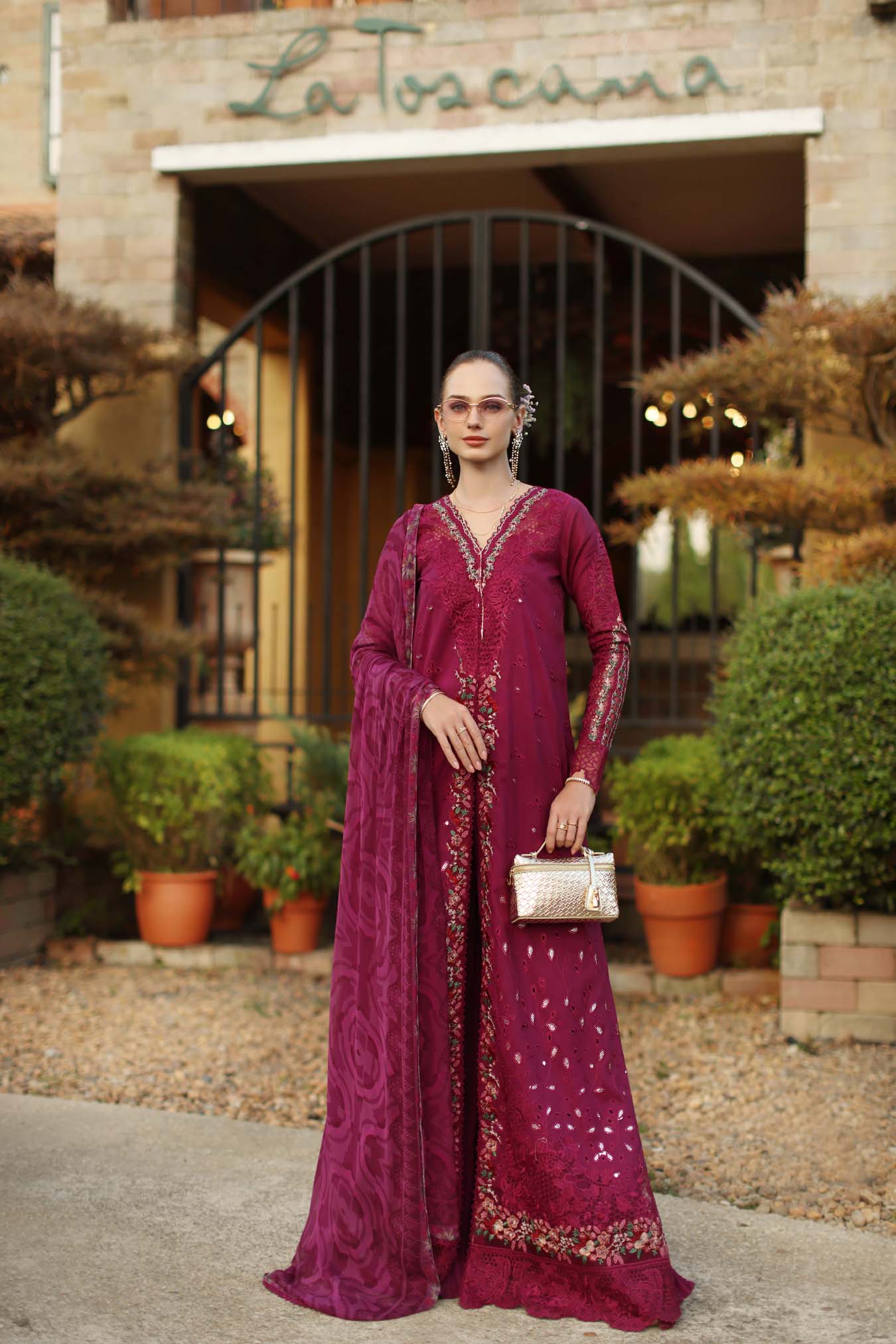 Saadia Asad | Luxury Eid Schiffli Laserkari 26 | D6 - A - Zelina