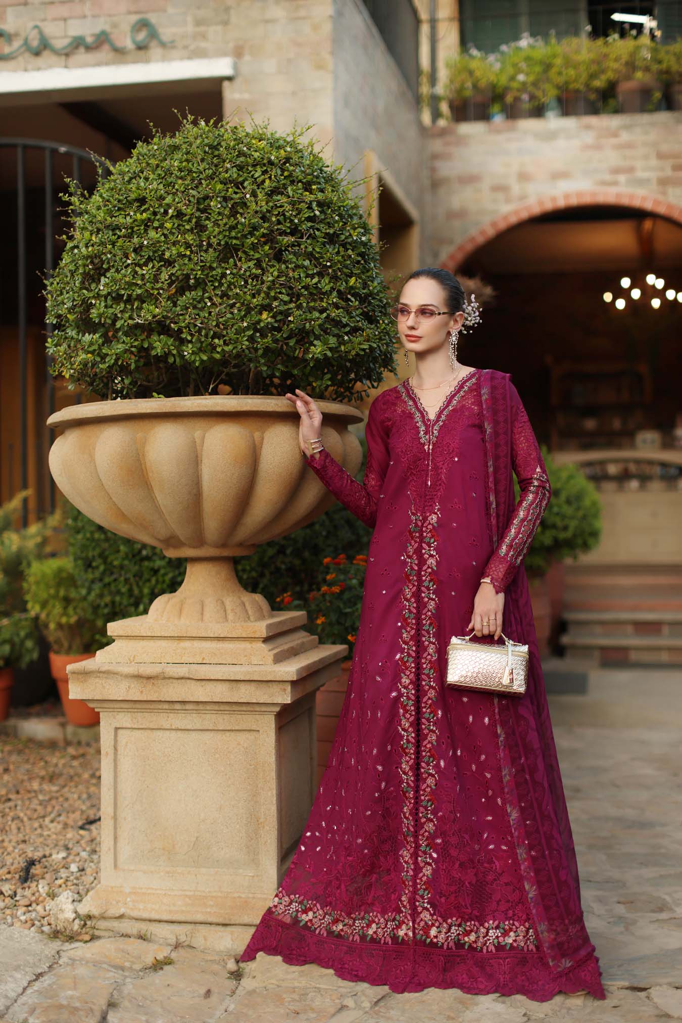 Saadia Asad | Luxury Eid Schiffli Laserkari 26 | D6 - A - Zelina
