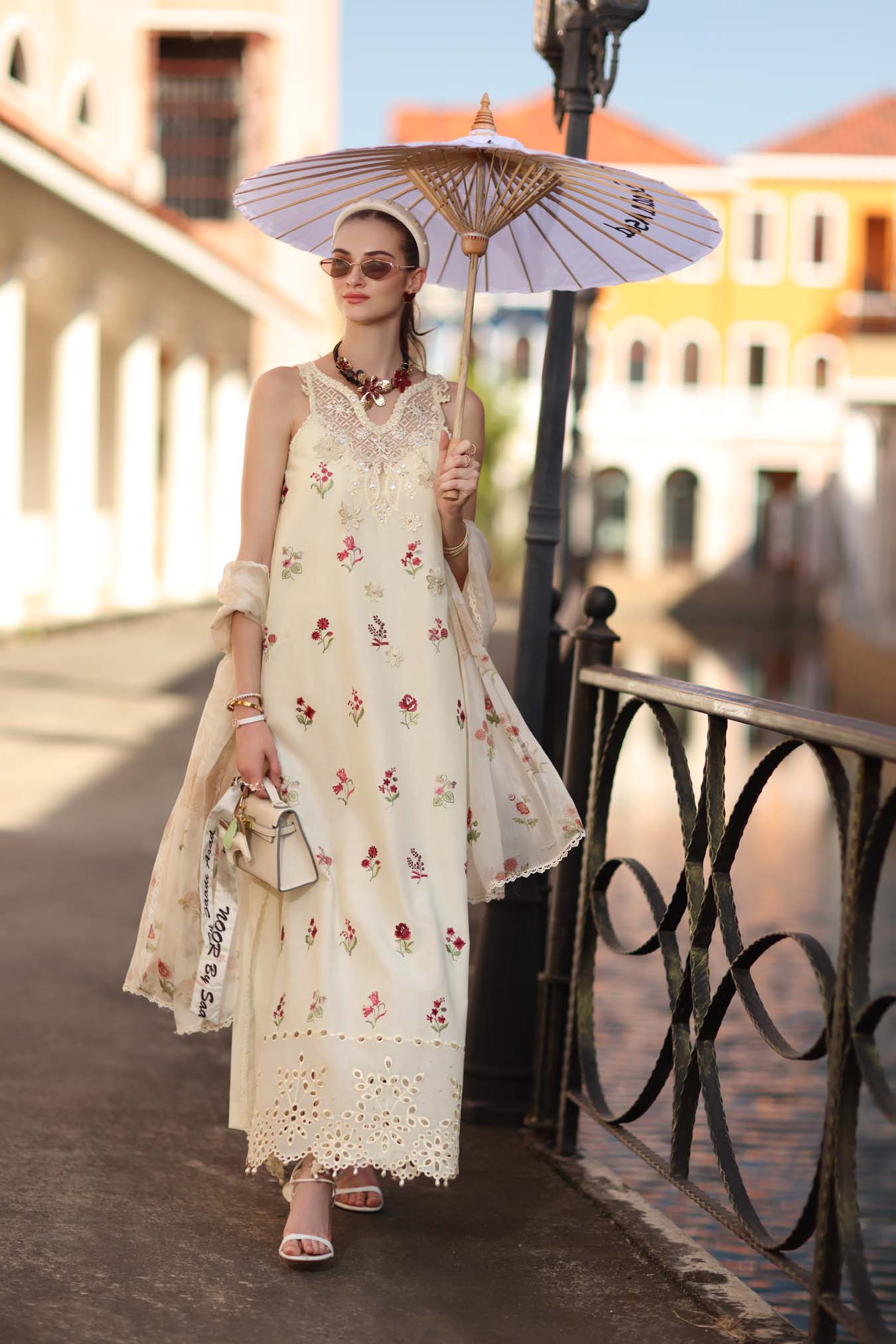 Noor by Saadia Asad | Eid Luxe Printkhaas 26 | D8 - A - Vanilla Mist