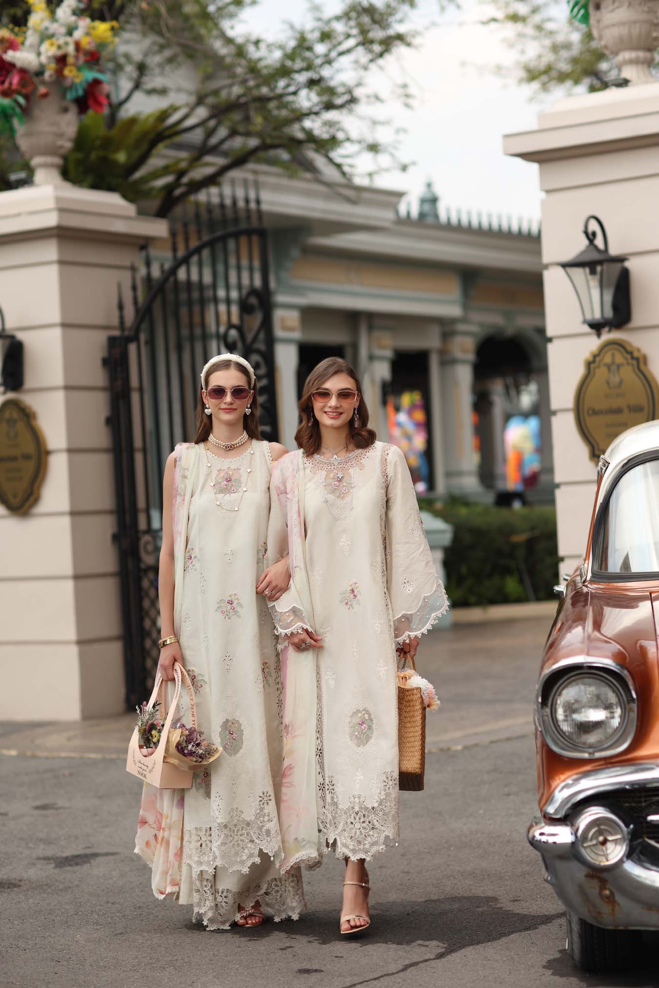 Noor by Saadia Asad | Eid Luxe Chikankari 26 | D2 - Pearl Ivory