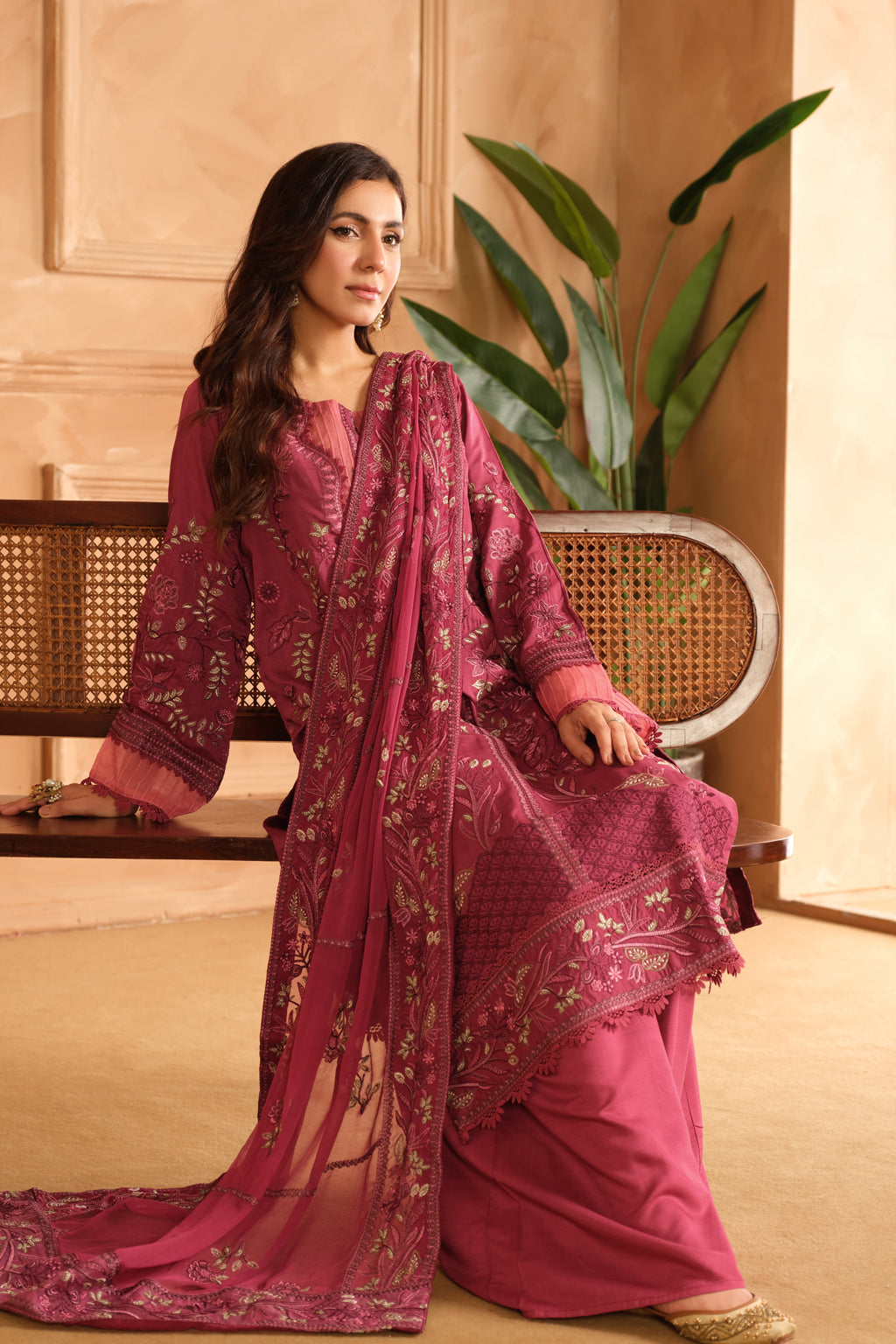 Johra | Shah Jahan Embroidered Viscose | JH-267-SJ