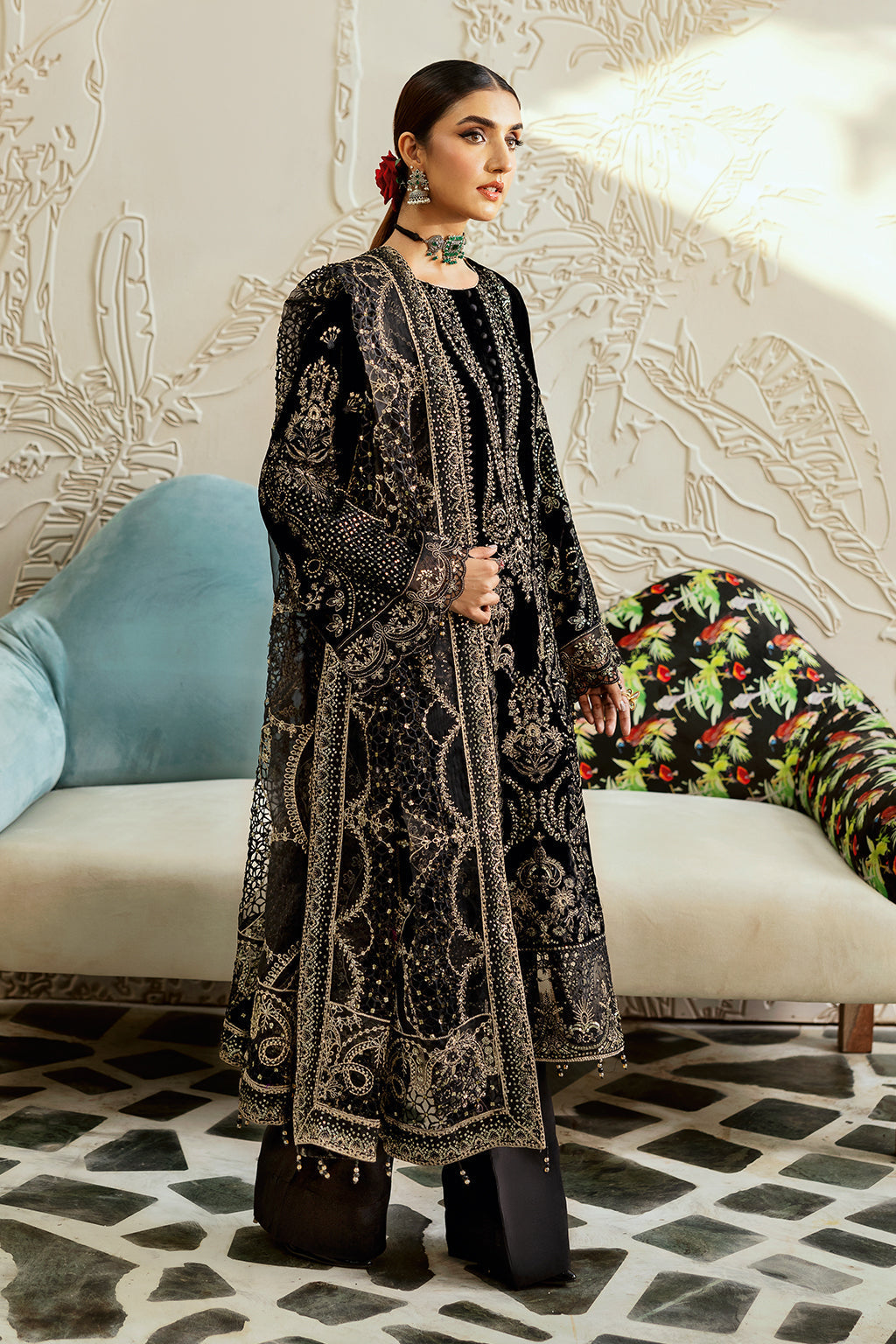 Ramsha | Velvet Collection | V-603