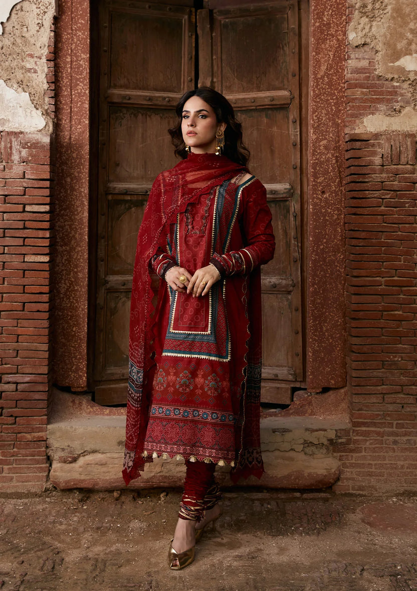 Kahf Premium | Prints Collection 26 | KPS-1A SURKH NOOR