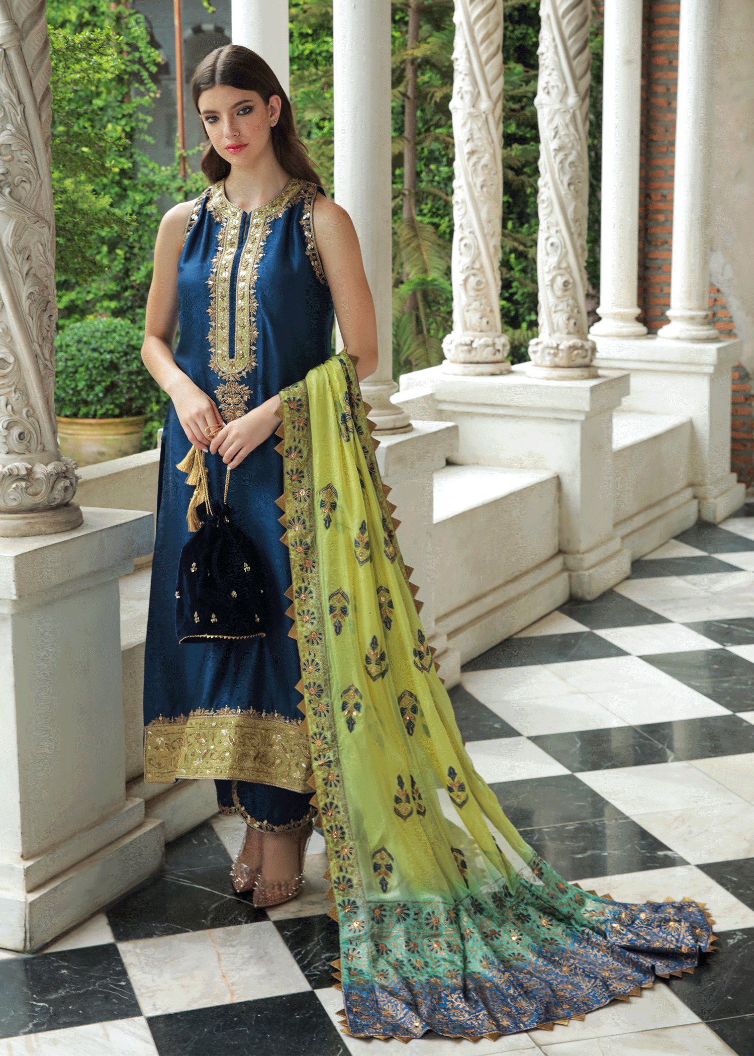 Purple Haze Pret Studio | Apsara Formals | Midnight blue outfit