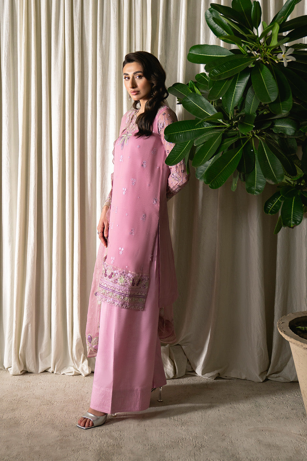 Neeshay | Ready to Wear Chiffon | RTW-CHFN-01 LILAC