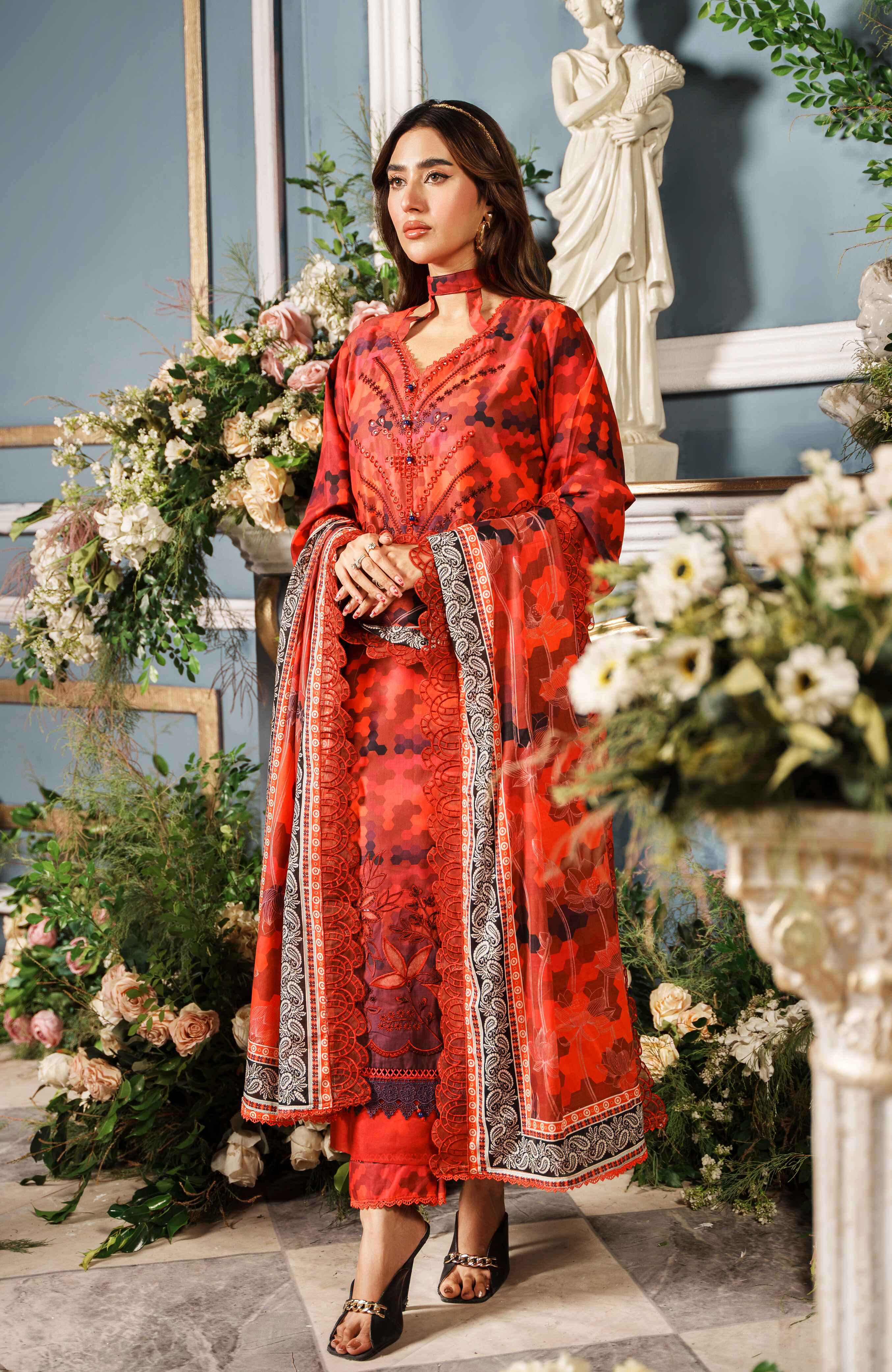 Al Zohaib | Printkari Cutwork Applique 24 | PCA-24-03