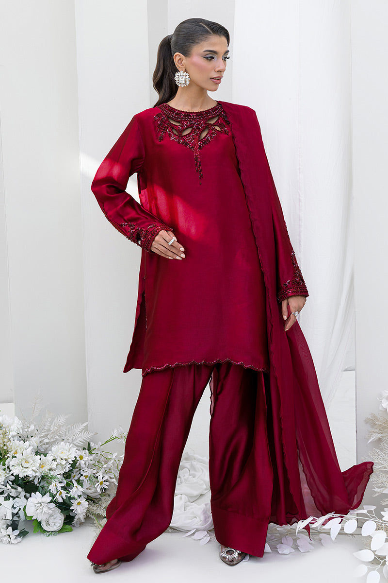 Chic Ophicial | Aarzu Luxe Pret | Ruby Veil