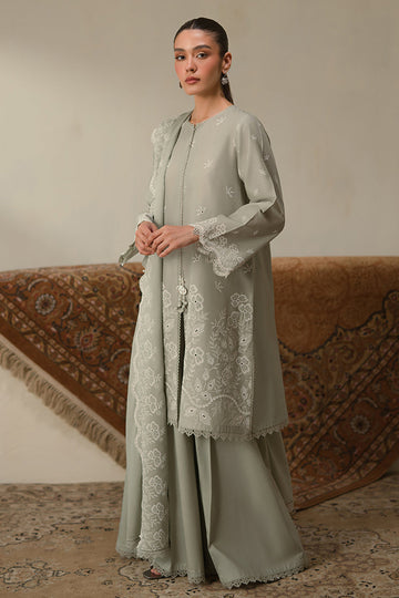 Cross Stitch | Chikankari Lawn 24 | SEA MIST