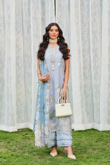 Maryam Hussain | Luxury Lawn 26 | Frost