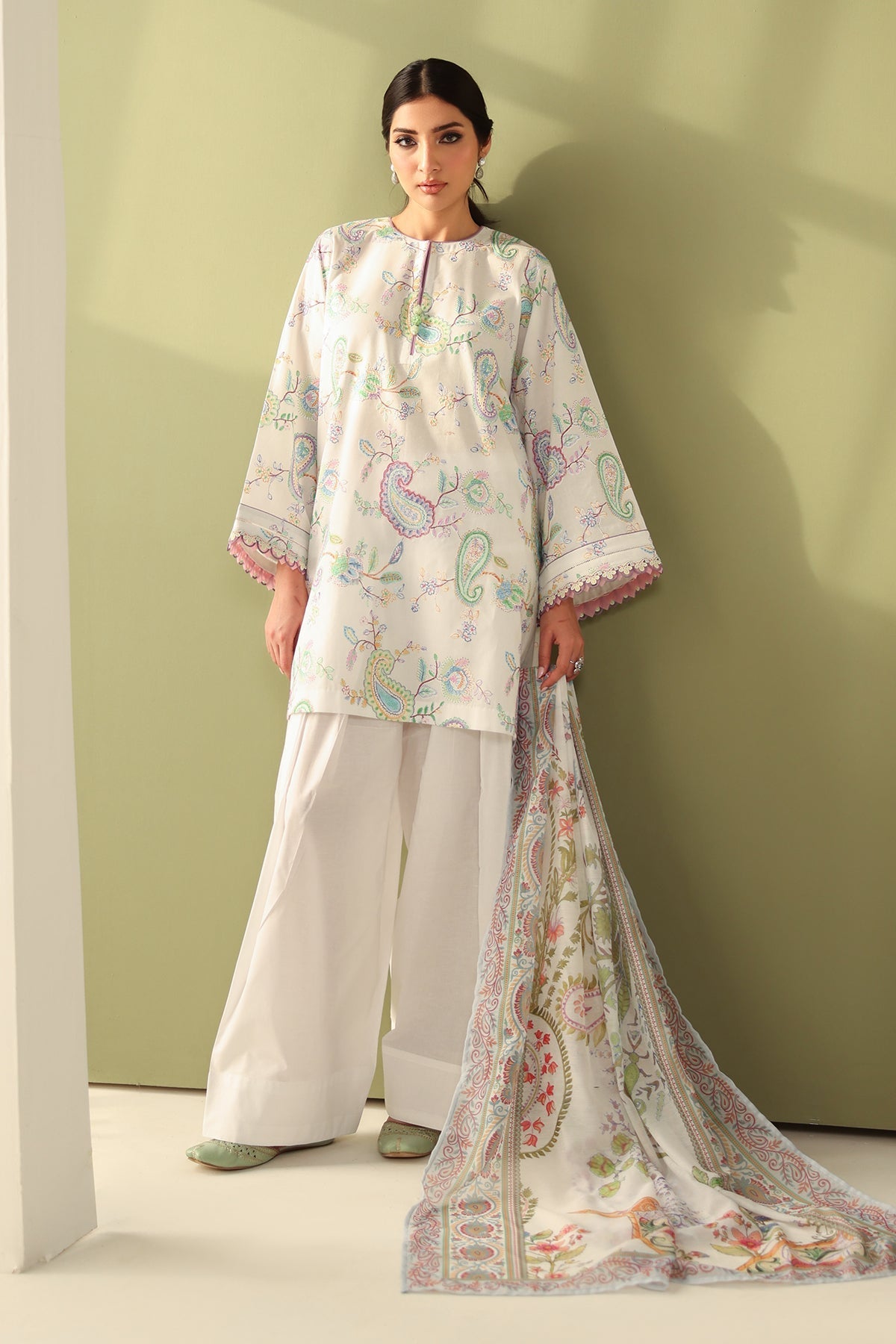 Baroque | Eid Printique | EMBROIDERED PRINTED LAWN UF-4179