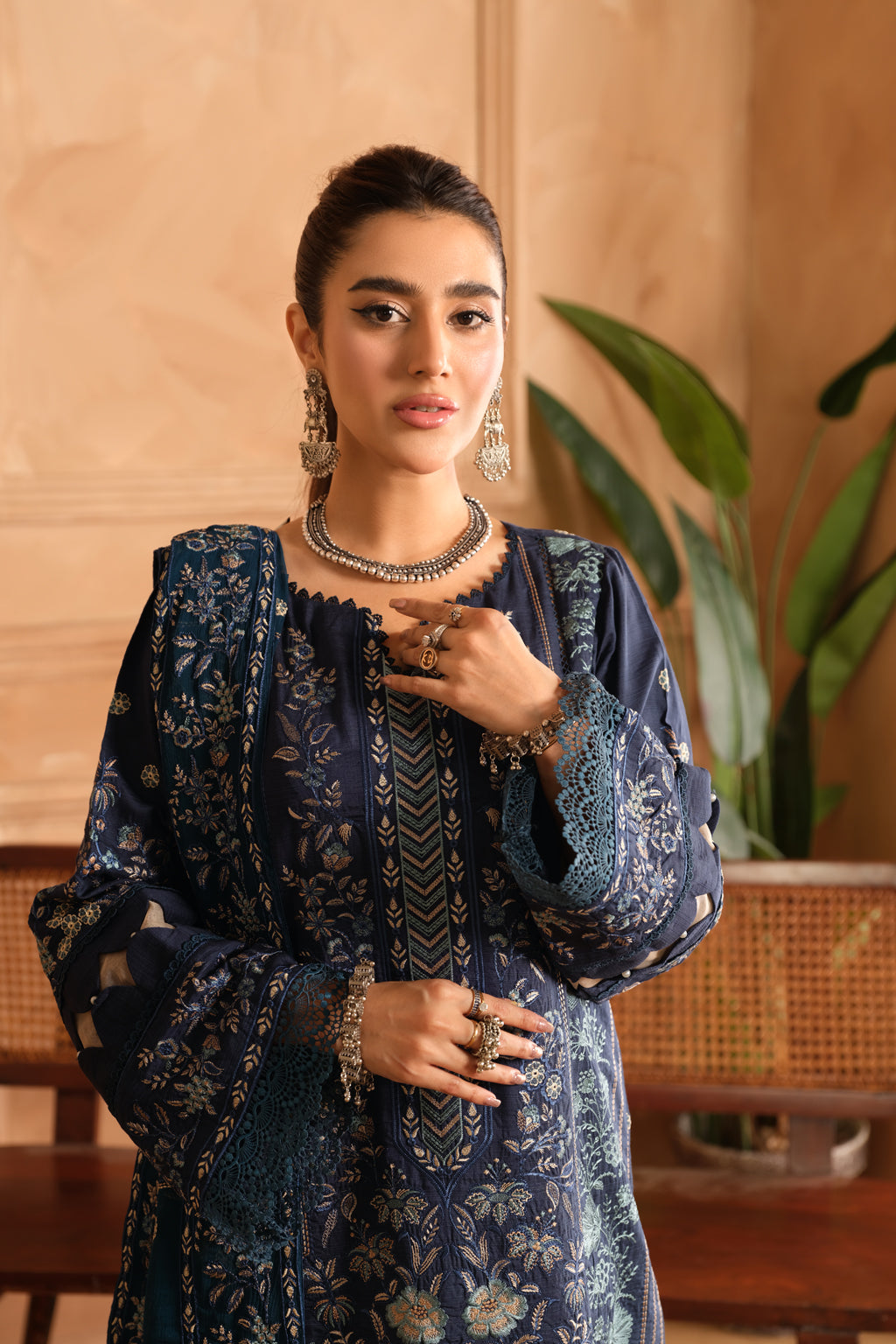 Johra | Shah Jahan Embroidered Viscose | JH-268-SJ
