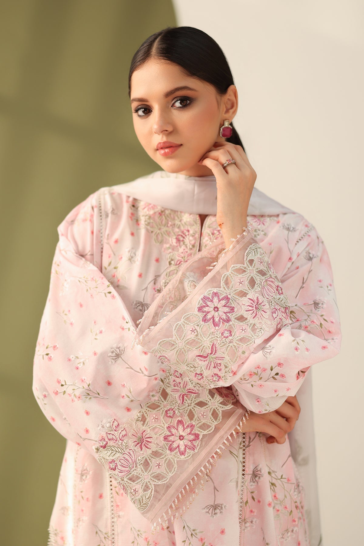 Baroque | Eid Printique | EMBROIDERED PRINTED LAWN UF-4180