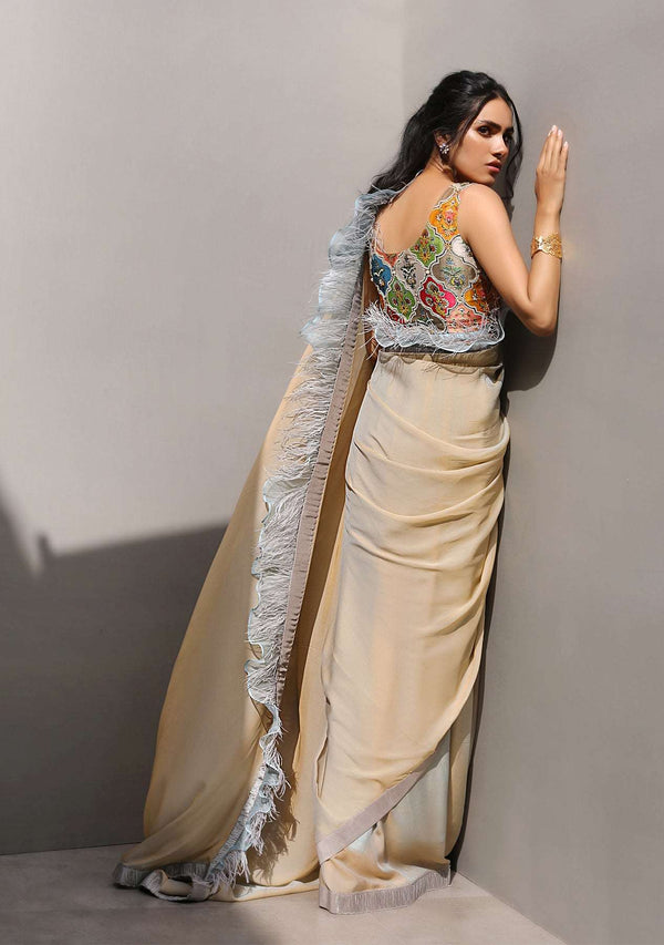Layla Chatoor | Luxury Pret | Feather Trim