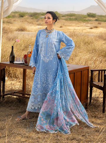 Zainab Chottani | Spring Summer Lawn 26 | Azule 05