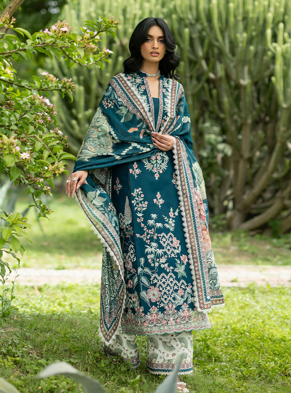 Zainab Chottani | Luxe Lawn 26 | Faye - 01