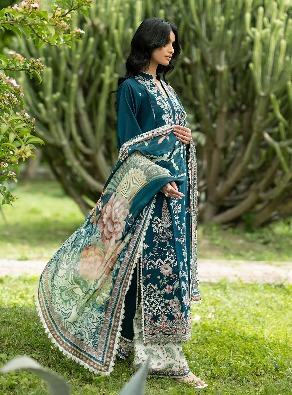 Zainab Chottani | Luxe Lawn 26 | Faye - 01