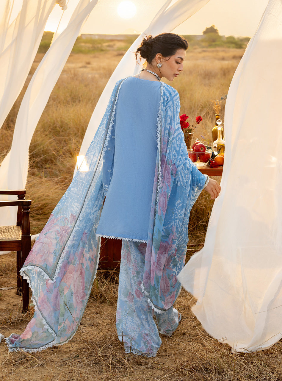 Zainab Chottani | Spring Summer Lawn 26 | Azule 05