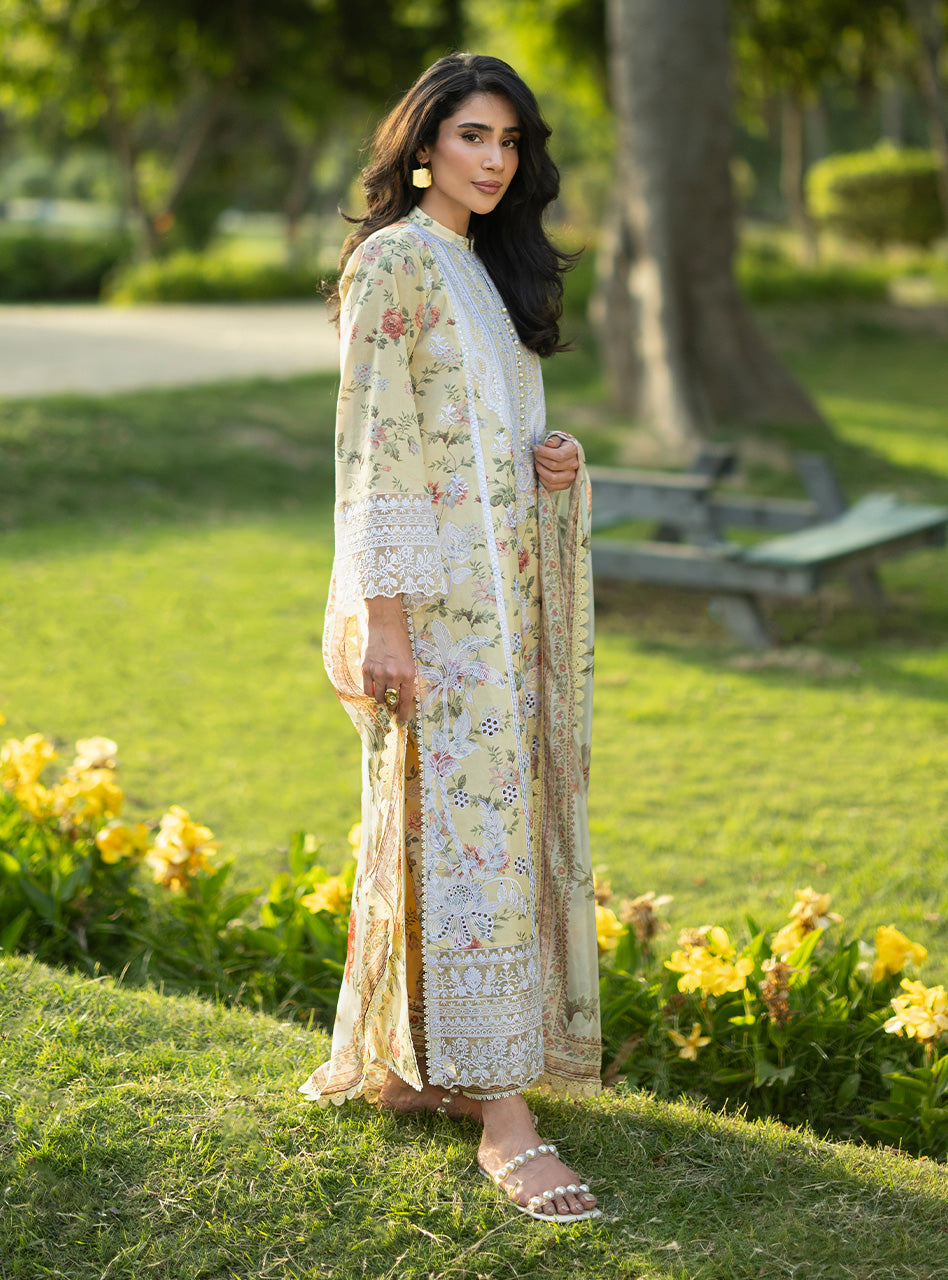Zainab Chottani | Luxe Lawn 26 | Dune - 12