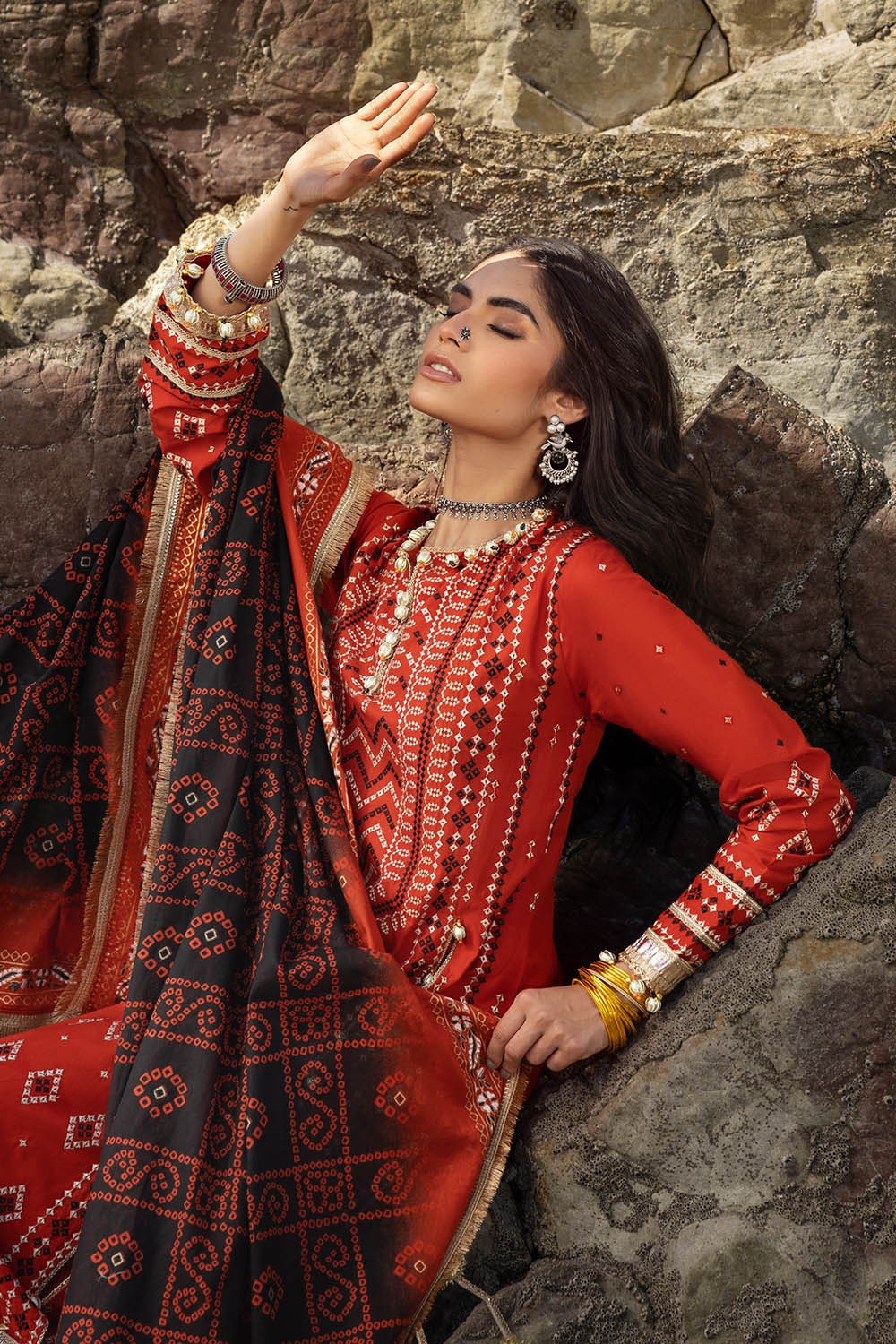 Gul Ahmed | Chunri Lawn 25 | CL-52443