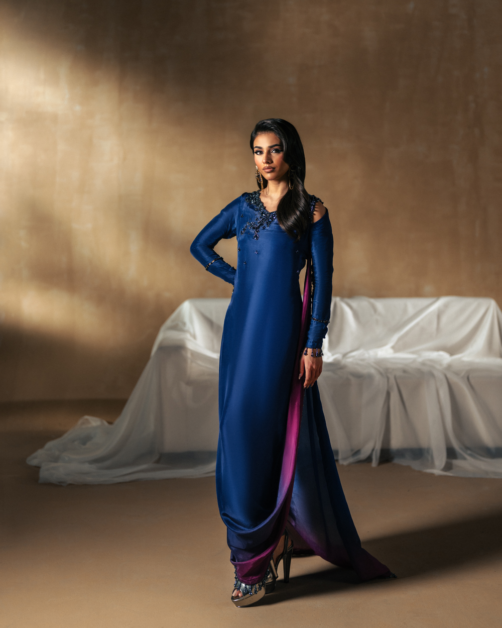Vasal | Zyra Luxe Pret 26 | Sapphire drift
