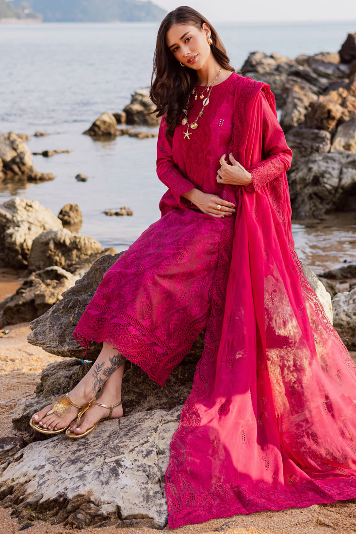 Marjjan | Sahil Lawn | MPL-89 A (Hot Pink)