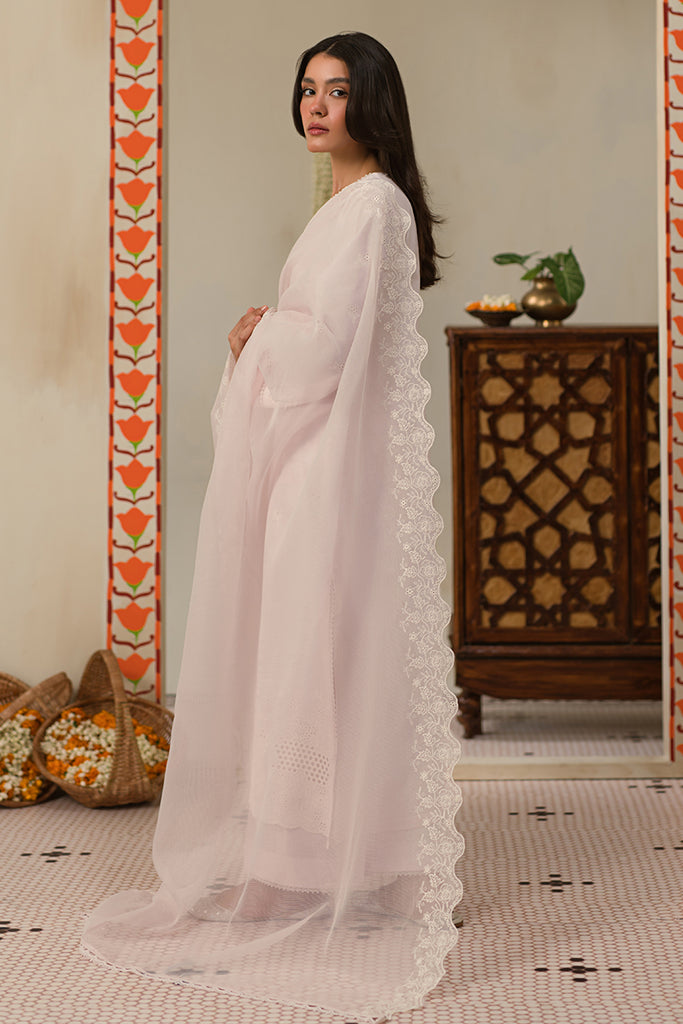 Cross Stitch | Chikankari Lawn 24 | PALE LILAC