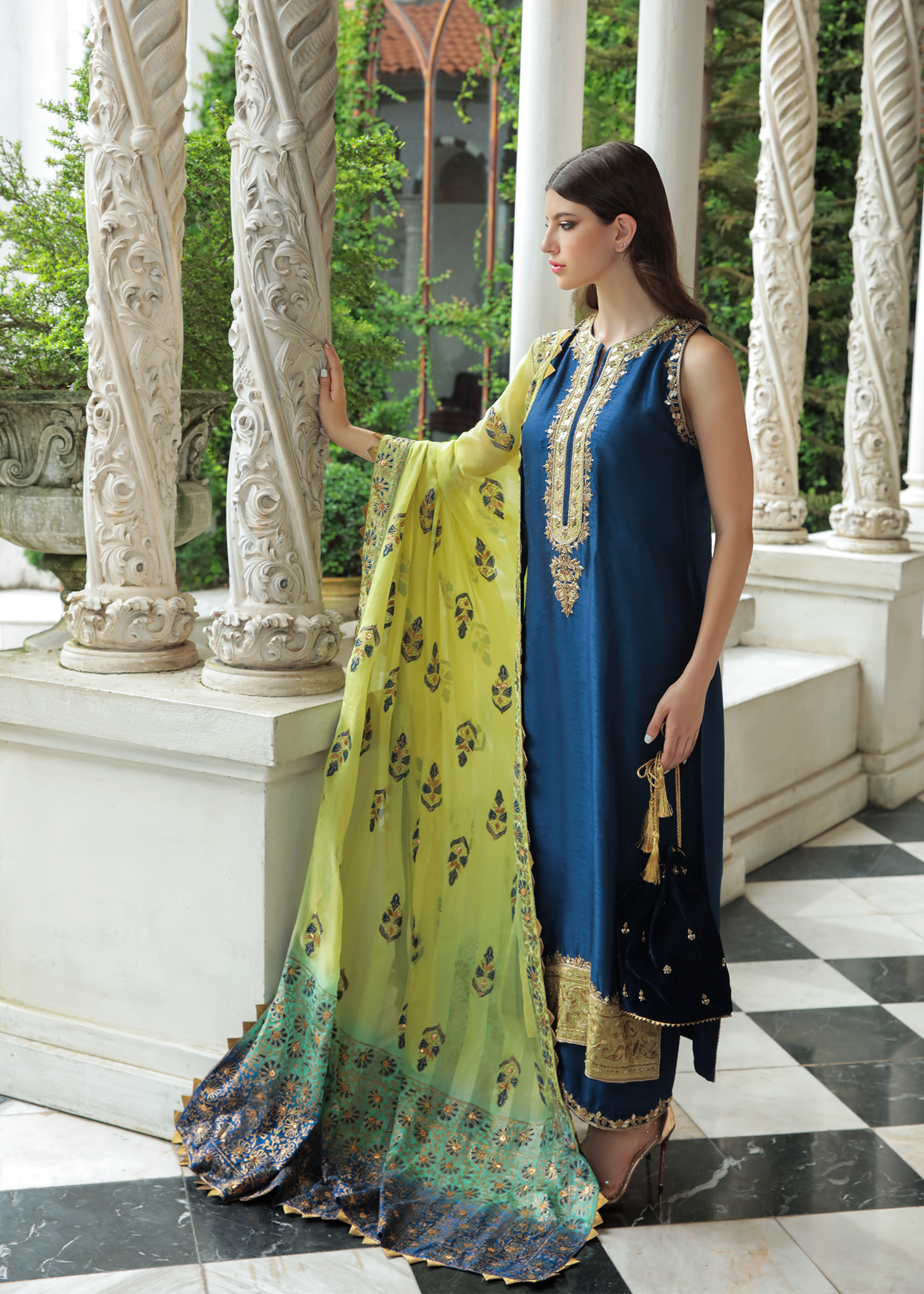 Purple Haze Pret Studio | Apsara Formals | Midnight blue outfit