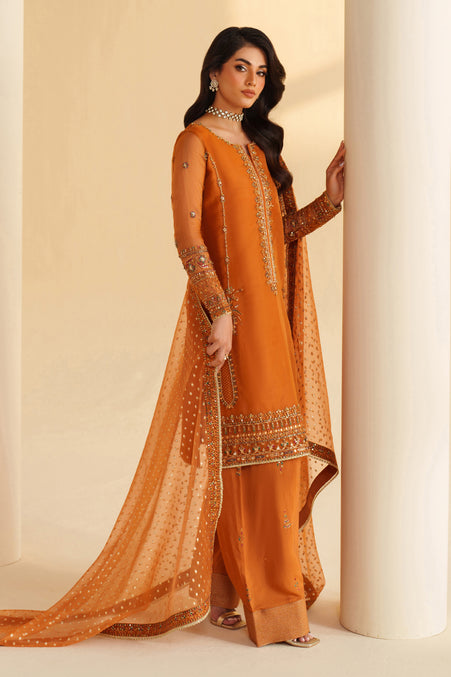Naqshi | Feemora Organza Raw Silk | Yameen