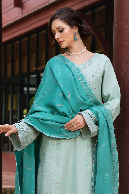 Naqshi | Nuri Khaddar Velvet Marina | Salsabeel