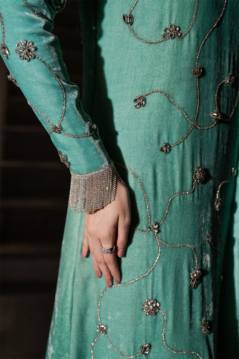 Caia | Luxury Velvet Edit 25 | Turquoise