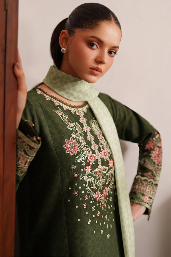 Farasha | Meline Premium Viscose 25 | Olive Drape