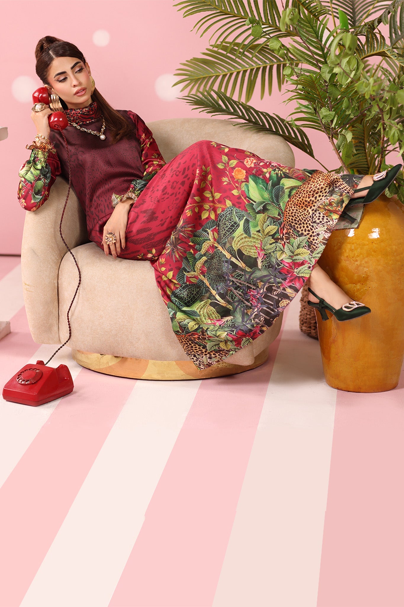 Musferah Saad | Resort Collection | Crimson Monsoon