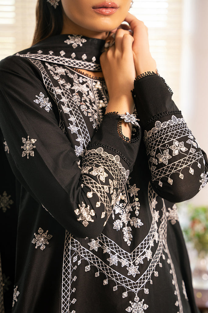 Cross Stitch | Mahiri Embroidered Lawn 24 | BLACK ORCHID