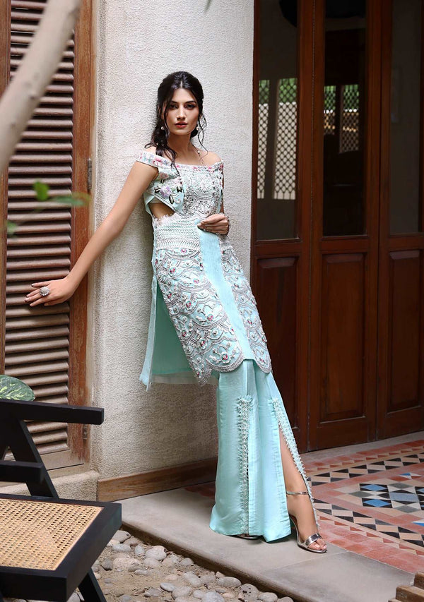 Layla Chatoor | Luxury Pret | Tiffany Blue