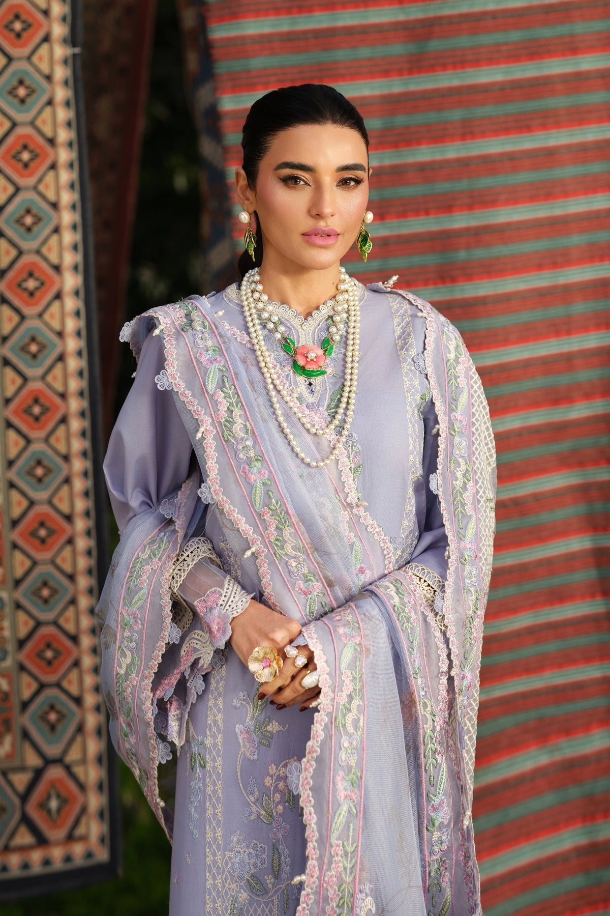 Maryam Hussain | Luxury Lawn 26 | Jasmine