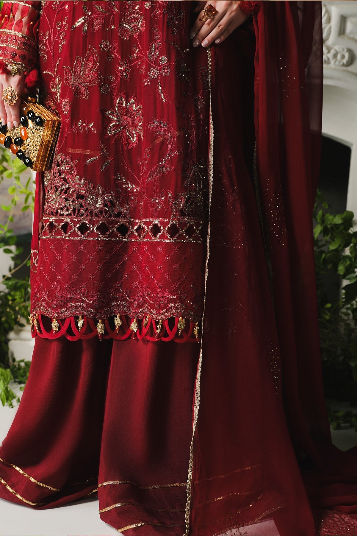 Paras by Pasha | Ayla Luxury Formals | PR106 Berry