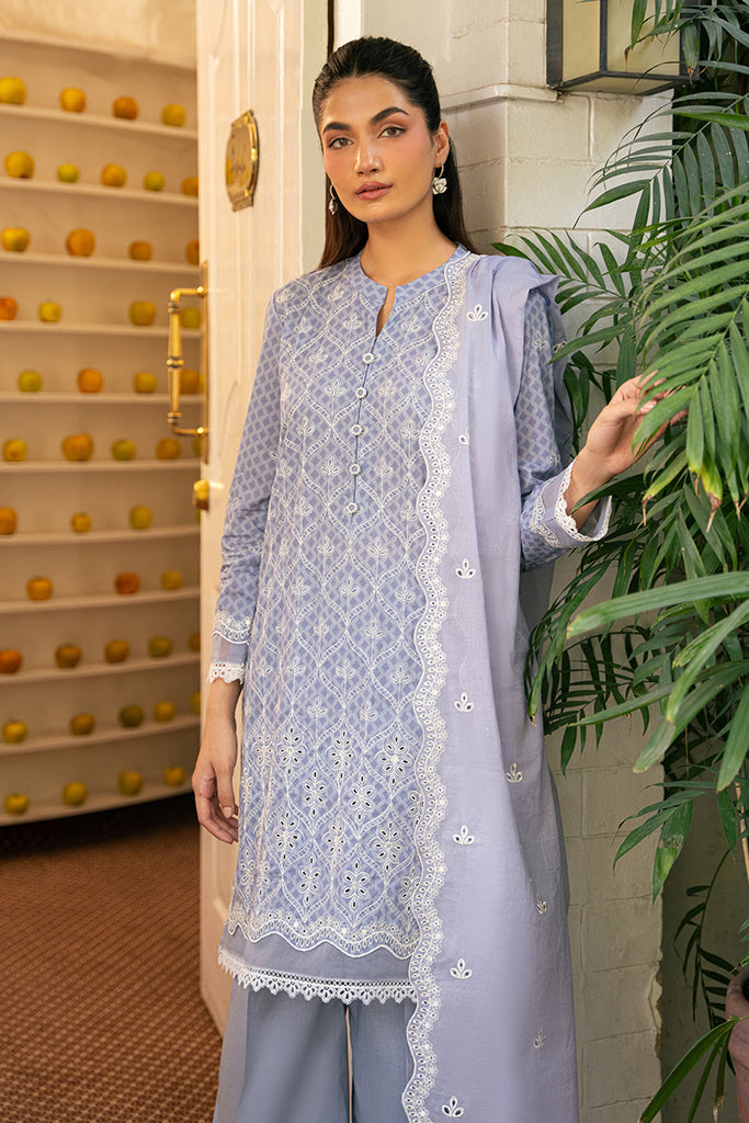 Cross Stitch | Mahiri Embroidered Lawn 24 | LILAC WHISPER