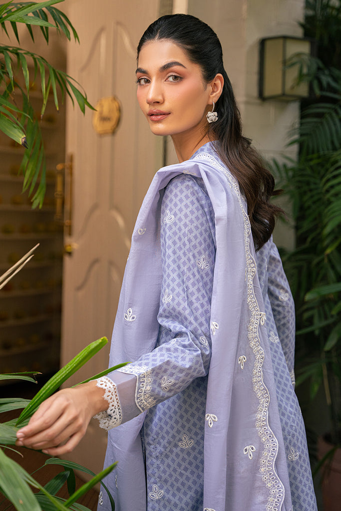 Cross Stitch | Mahiri Embroidered Lawn 24 | LILAC WHISPER