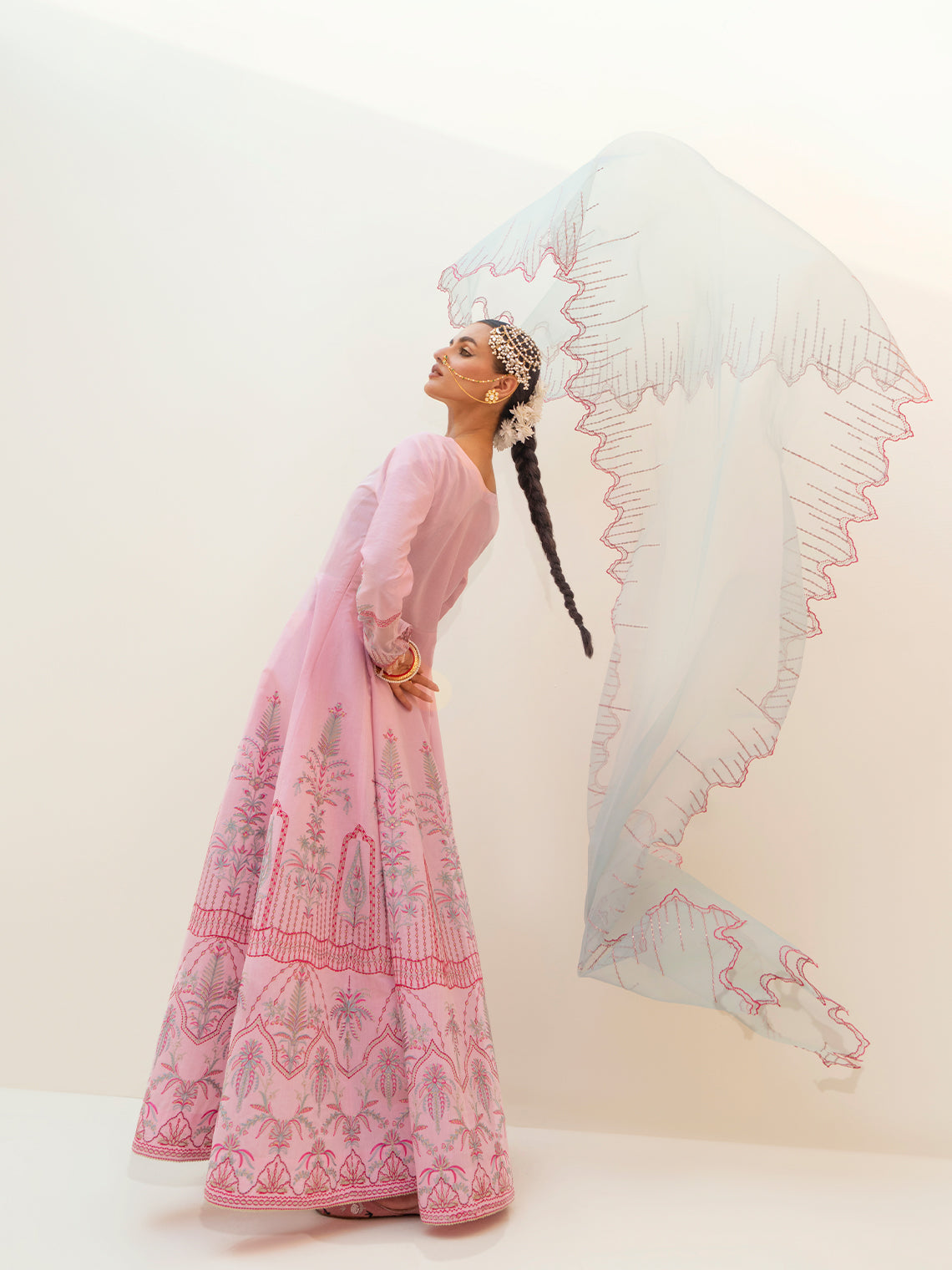Fozia Khalid | Eid Edit 24 | Cranberry Pink