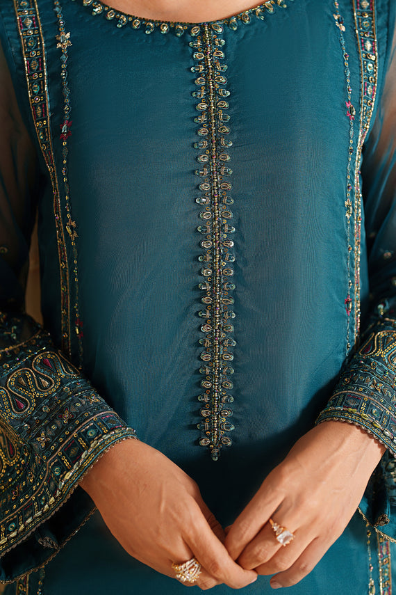 Naqshi | Feemora Organza Raw Silk | Rahmir