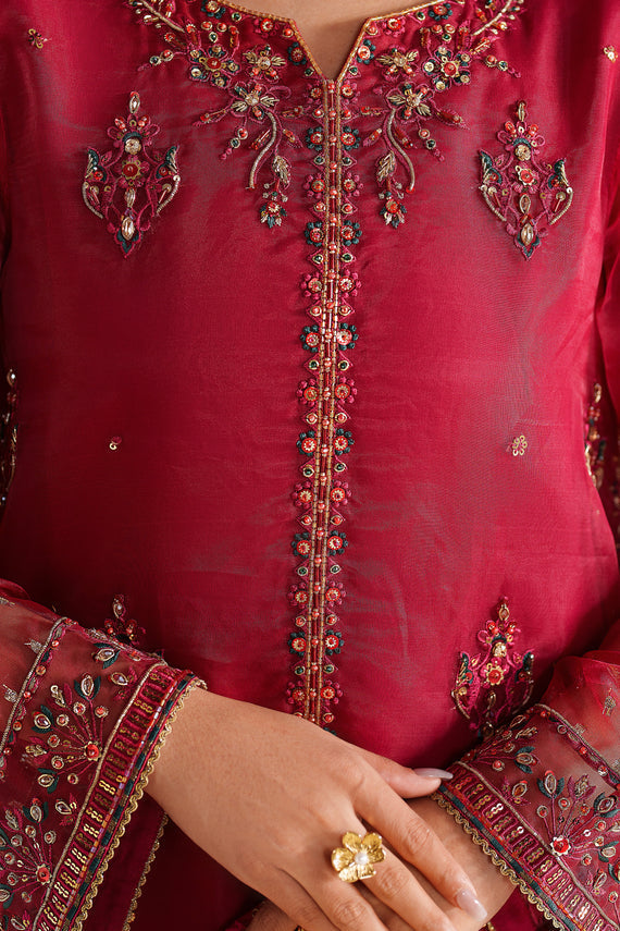 Naqshi | Feemora Organza Raw Silk | Yashal
