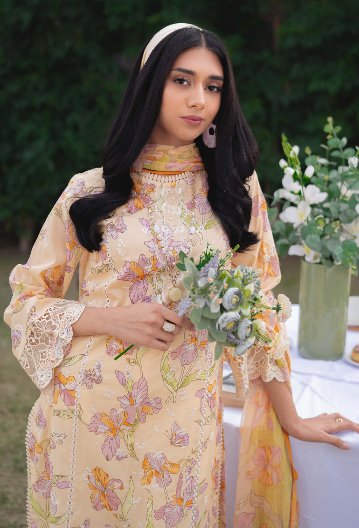 Humdum | Gardenia Lawn 24 | Printkari Lawn PLG 02