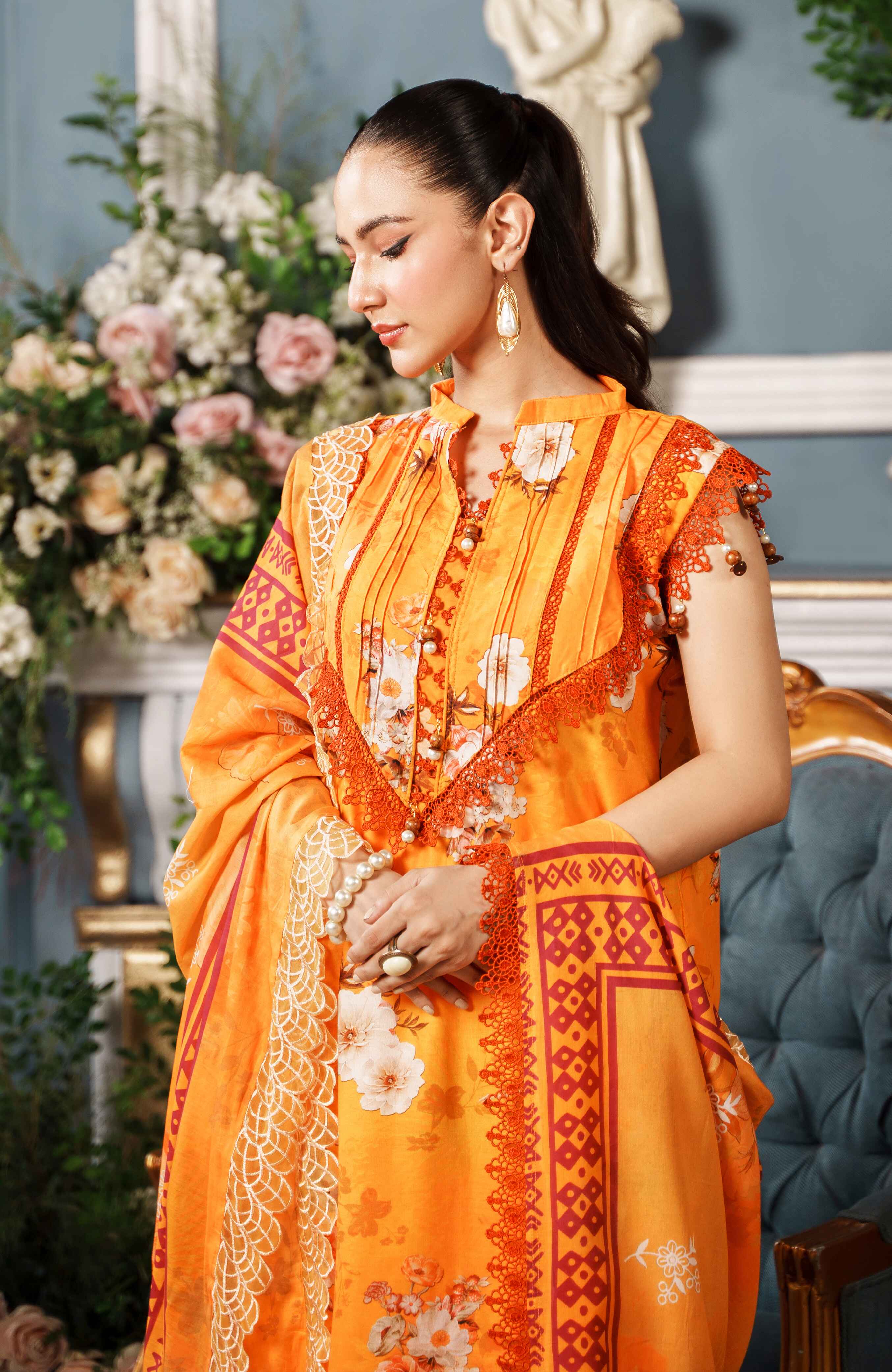 Al Zohaib | Printkari Cutwork Applique 24 | PCA-24-05