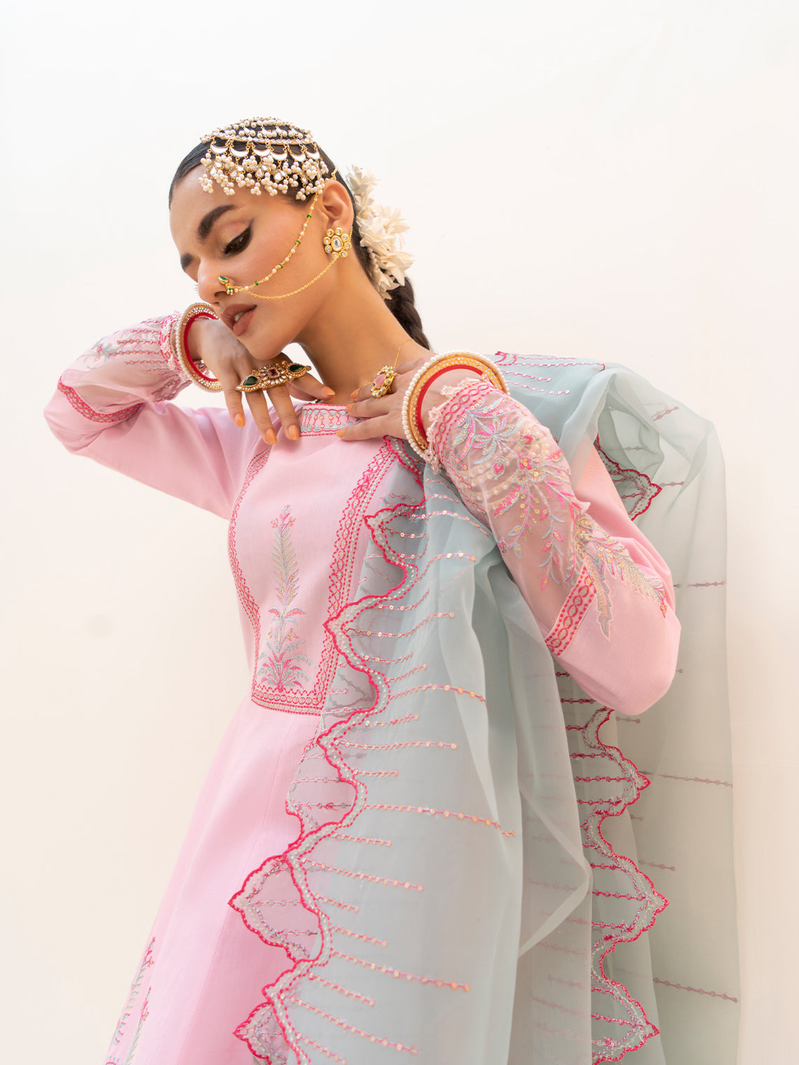 Fozia Khalid | Eid Edit 24 | Cranberry Pink