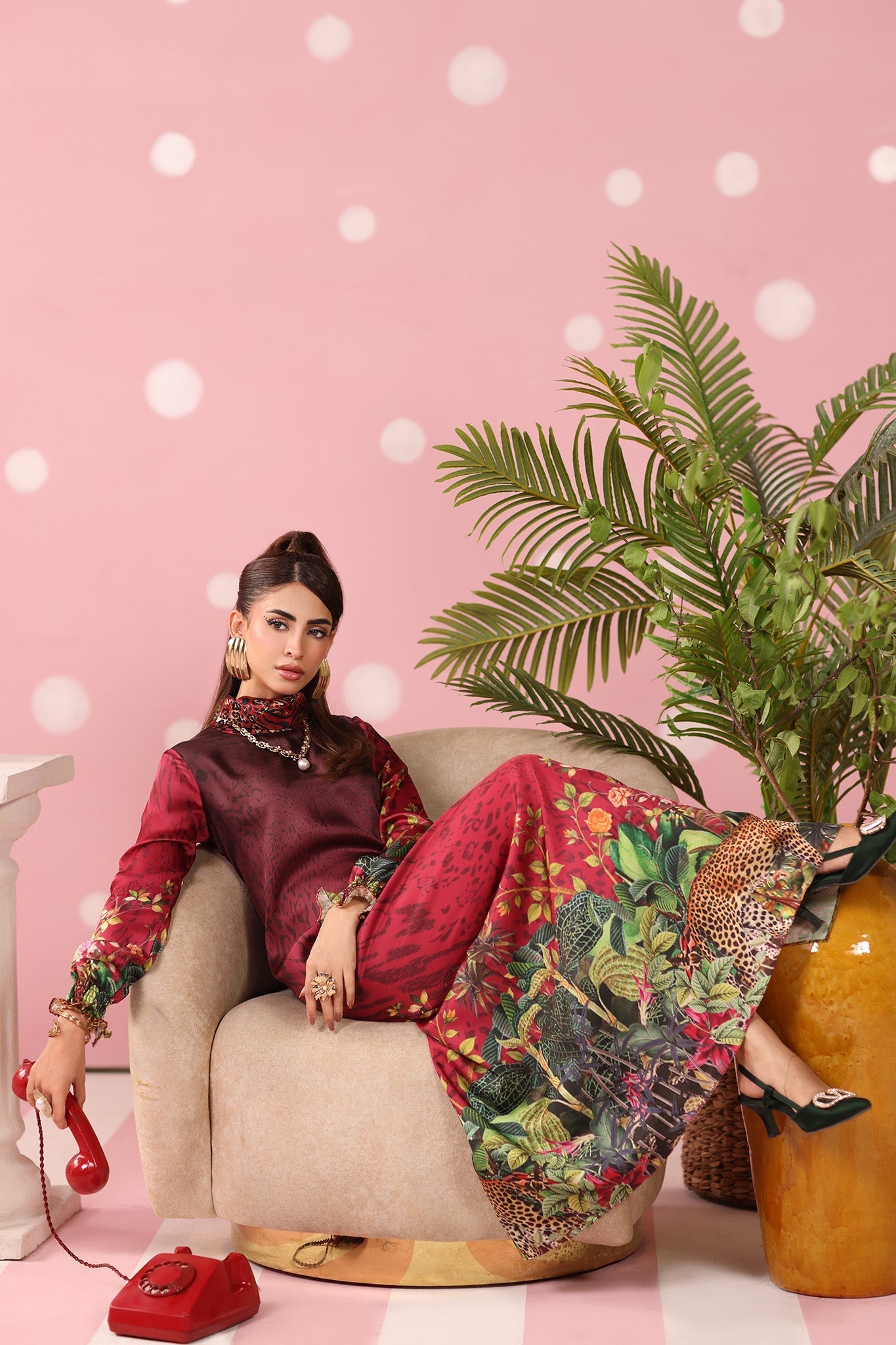 Musferah Saad | Resort Collection | Crimson Monsoon