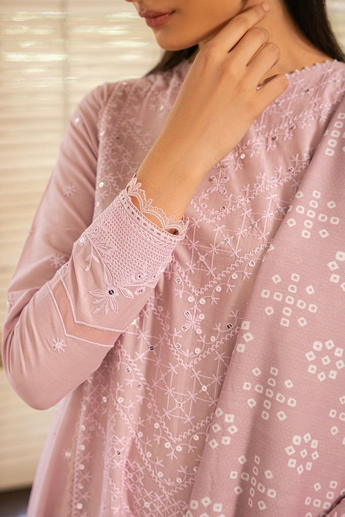 Cross Stitch | Mahiri Embroidered Lawn 24 | ROSY GLOW