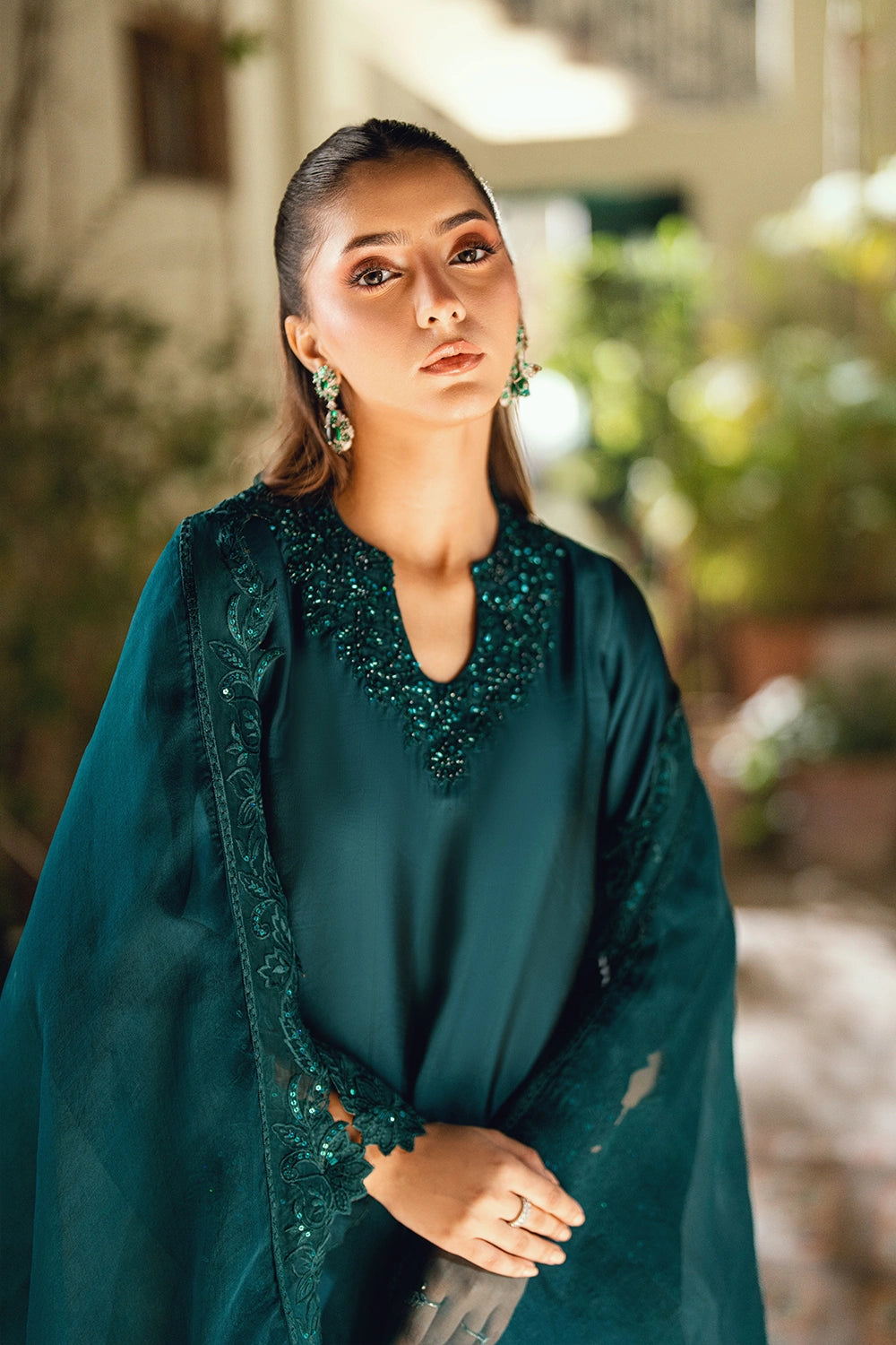 Azure | Vogue Formals | Teal Tiara